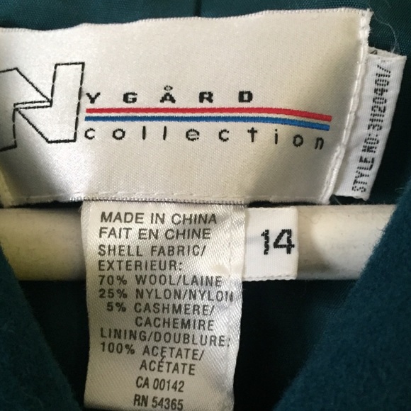 Nygard Collection Womens Peacoat - Picture 5 of 6